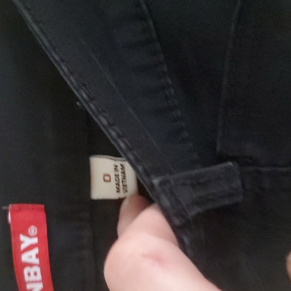 Union bay black shorts size 0 - Picture 5 of 5